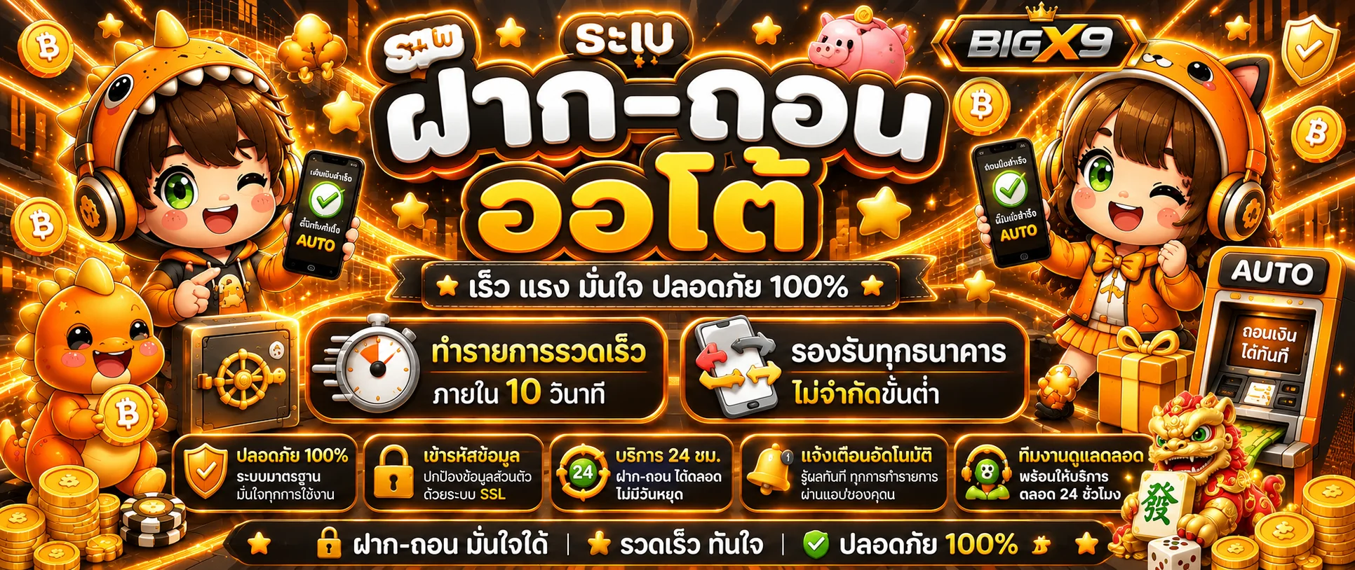 BIGX9 เข้าสู่ระบบและฝากถอนผ่านอุปกรณ์ส่วนตัว